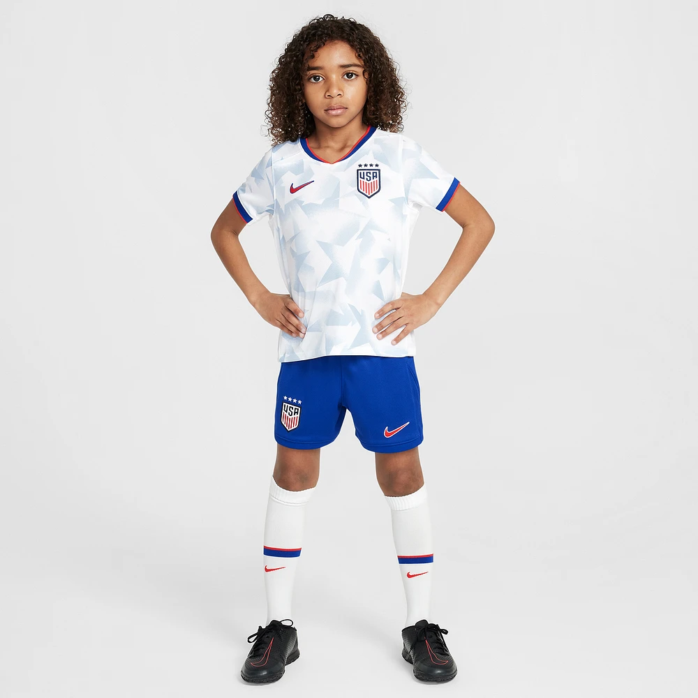 Preschool Nike White USWNT 2025 Home Replica Stadium Kit Set