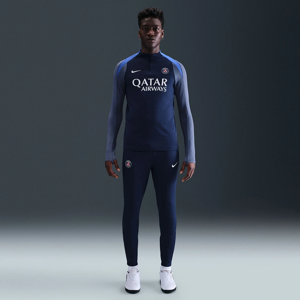 Men's Nike Navy Paris Saint-Germain 2025/26 Strike Training Drill Top