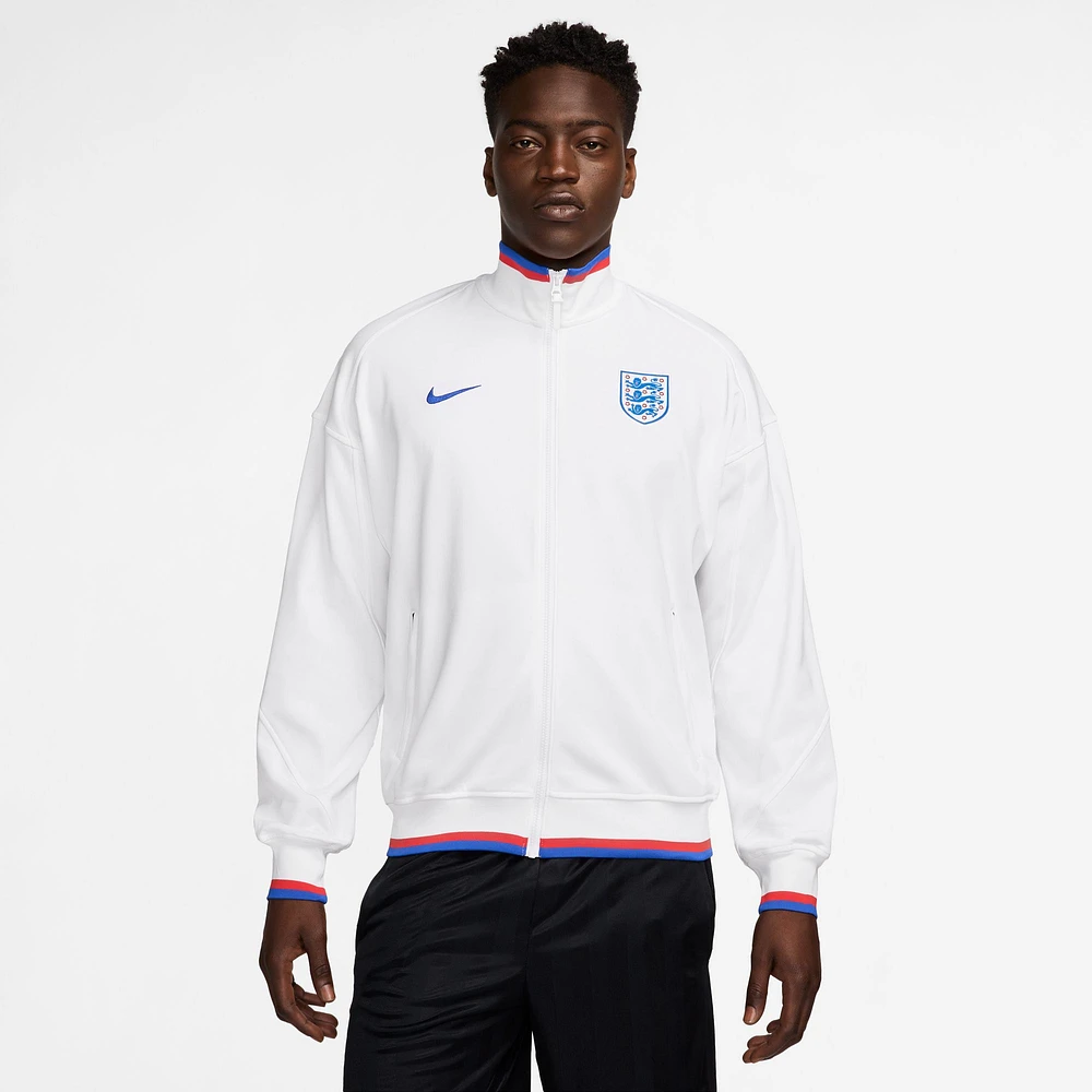 Men's Nike White England Women's National Team 2025 Academy Pro Performance Anthem Full-Zip Jacket