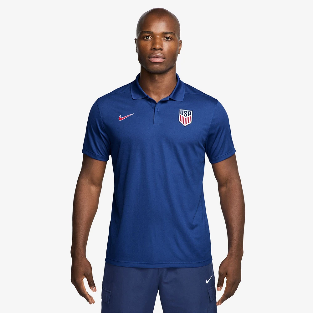 Men's Nike Blue USMNT Victory Performance Polo