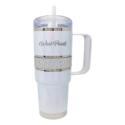 White Army Black Knights 32oz. MyBevi Rhinestone Hollywood Travel Mug