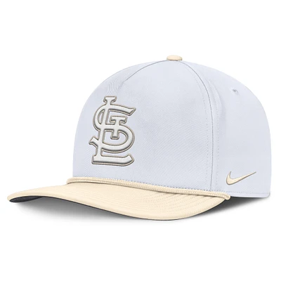 Men's Nike White/Cream St. Louis Cardinals Pro Performance Snapback Hat