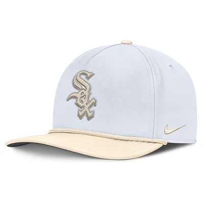Men's Nike White/Cream Chicago White Sox Pro Performance Snapback Hat