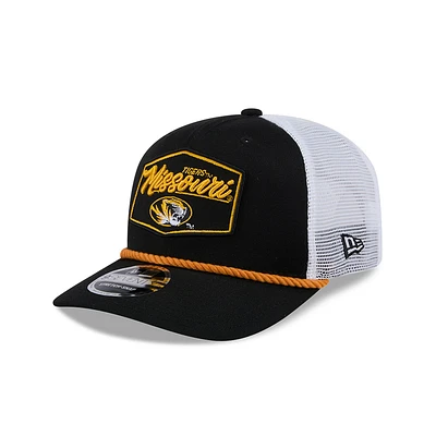 Men's New Era  Black Missouri Tigers 9SEVENTY Trucker Stretch-Snap Hat