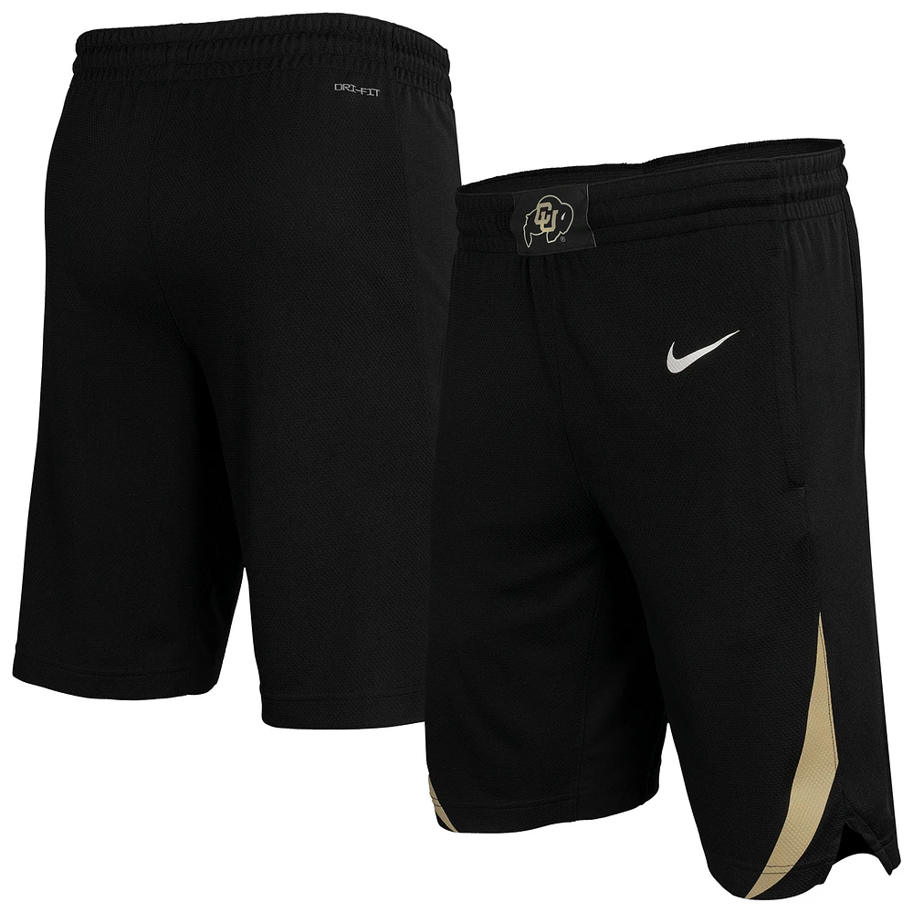 Men's Nike Black Colorado Buffaloes Replica Performance Basketball Shorts
