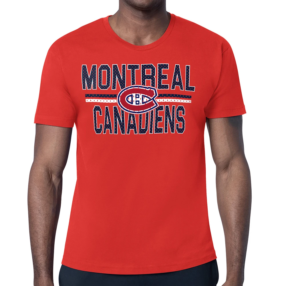 Men's Starter Montreal Canadiens Mesh Look Team Name T-Shirt
