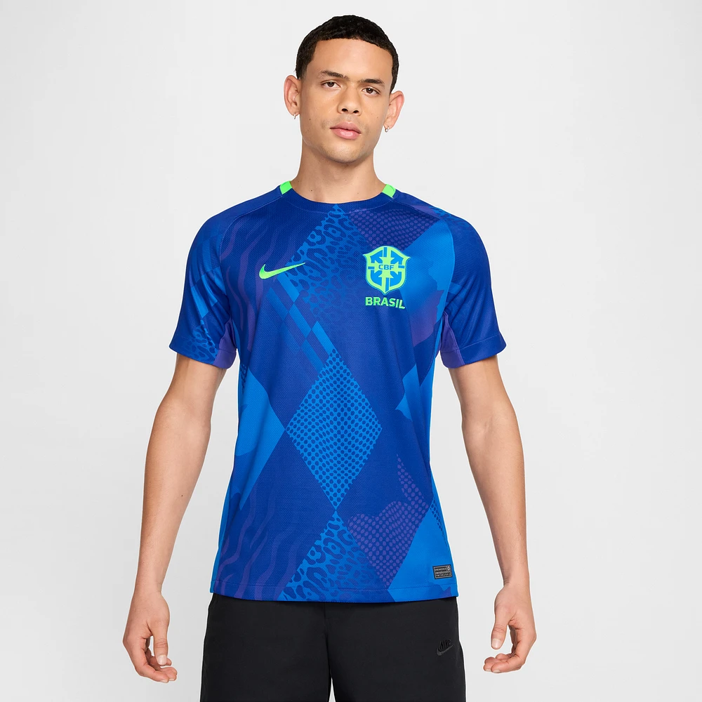 Men's Nike Blue Brazil Women's National Team 2025/26 Away Replica Jersey