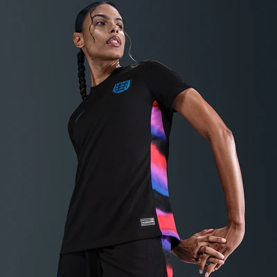 Women's Nike Black England National Team 2025/26 Away Replica Jersey