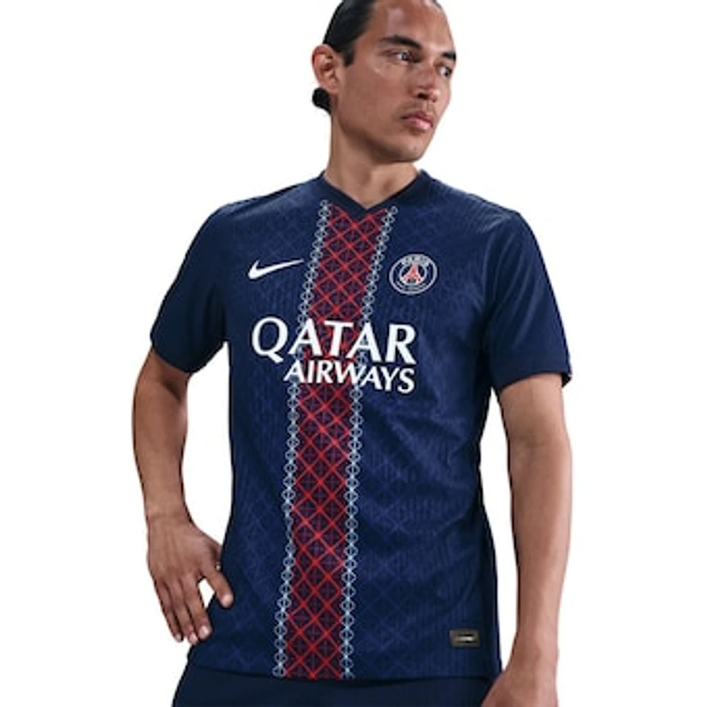 Men's Nike Navy Paris Saint-Germain 2025/26 Home Authentic Jersey