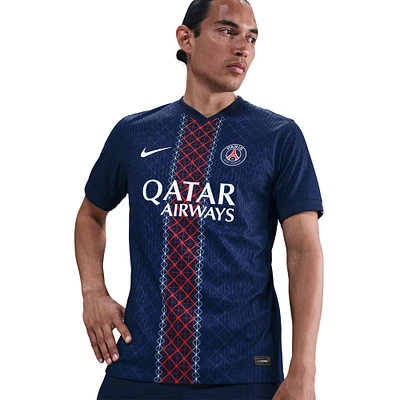 Men's Nike Navy Paris Saint-Germain 2025/26 Home Authentic Jersey
