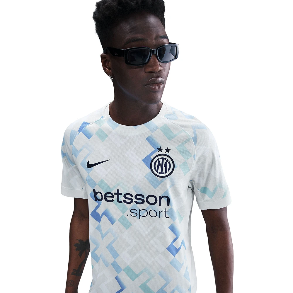 Men's Nike Aqua Inter Milan 2025/26 Away Replica Jersey