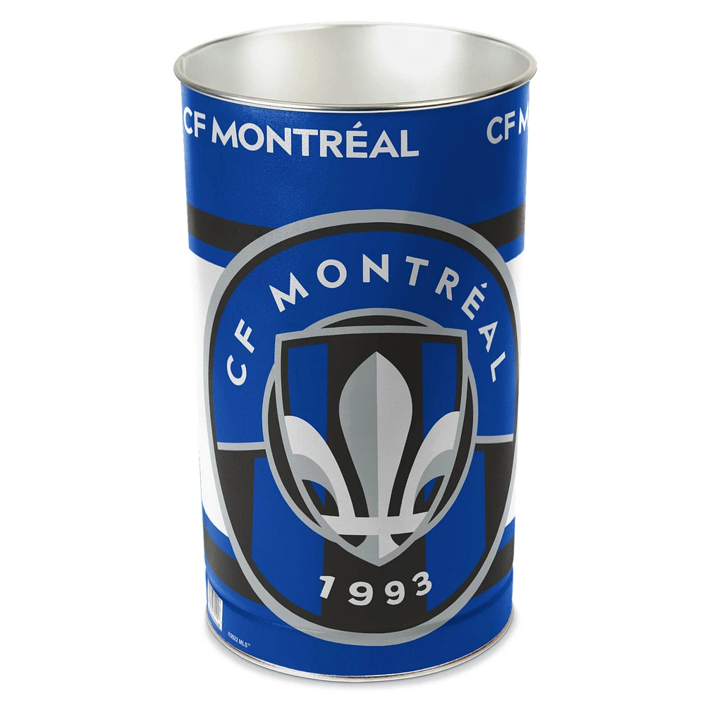WinCraft CF Montreal 15'' Tapered Wastebasket