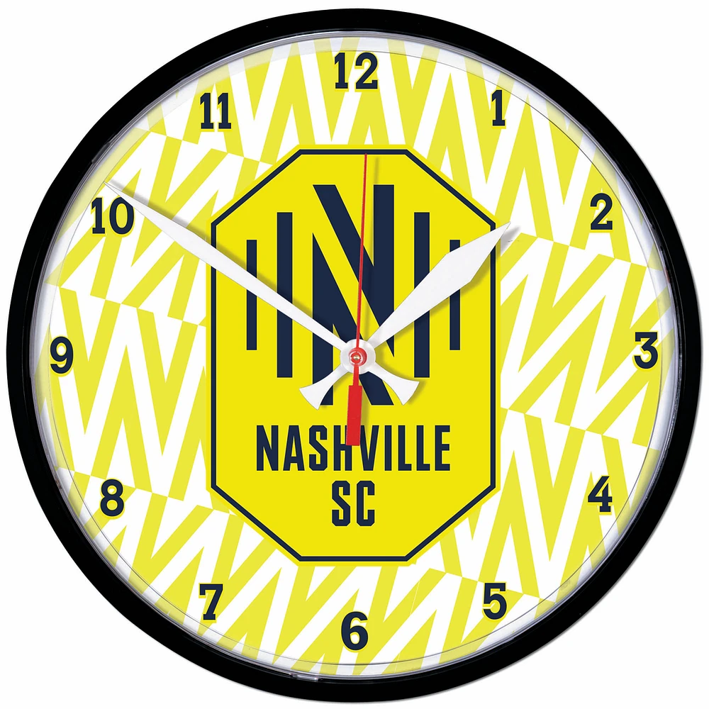 WinCraft Nashville SC 12.75” Round Wall Clock
