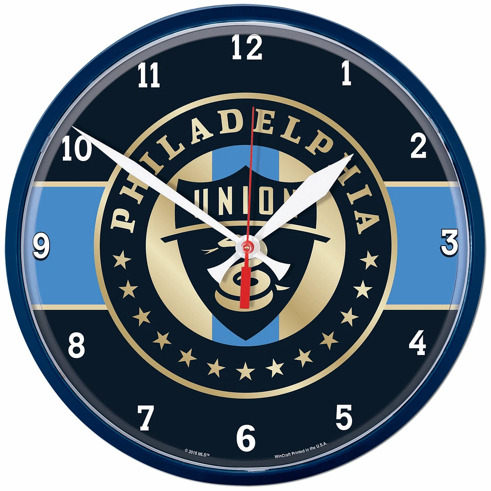 WinCraft Philadelphia Union 12.75” Round Wall Clock