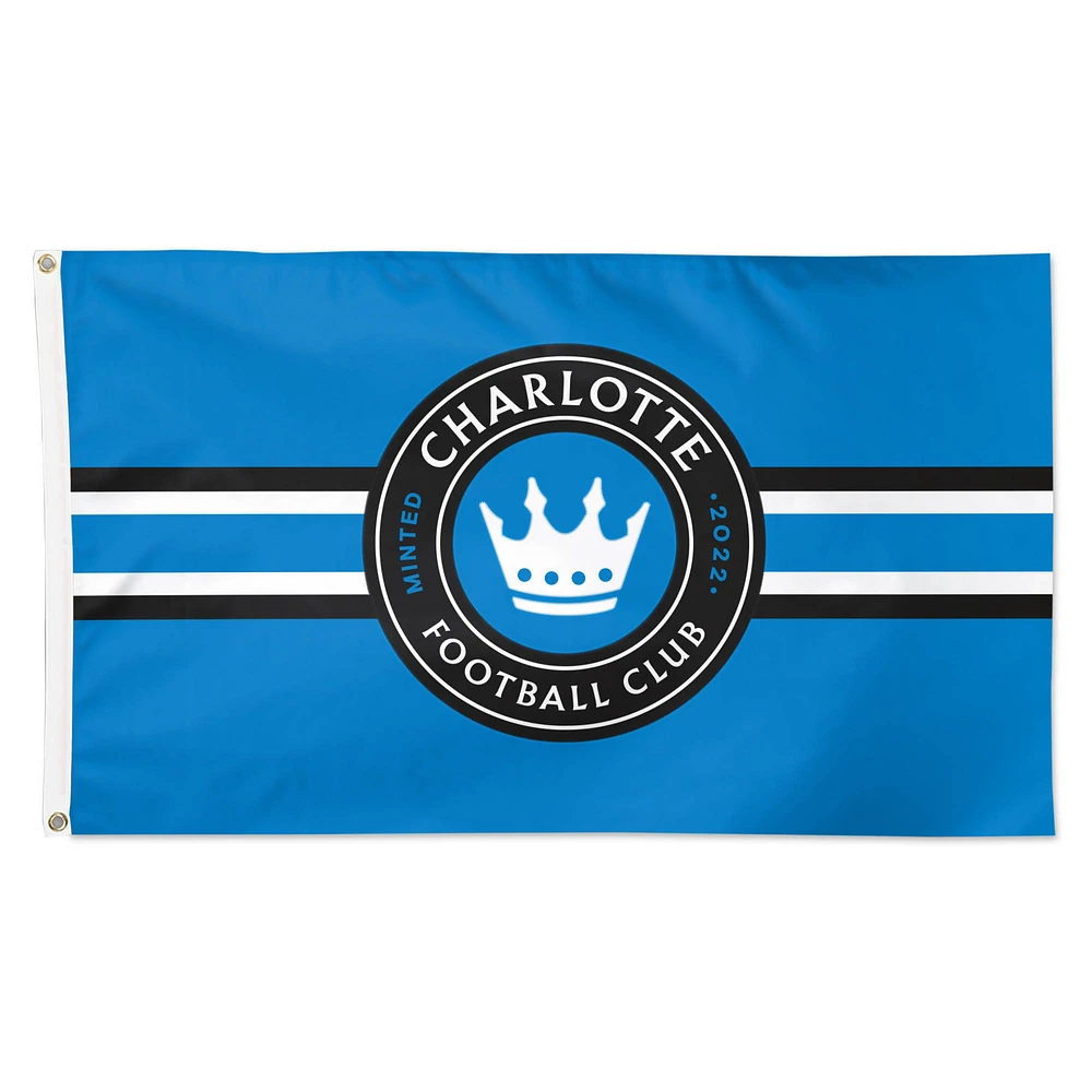 WinCraft Charlotte FC Two-Sided 3' x 5' Applique Flag