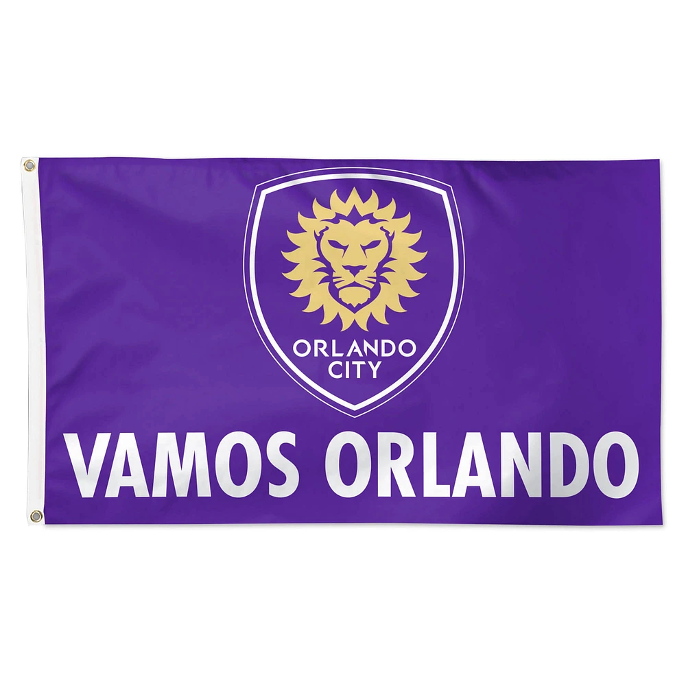 WinCraft Orlando City SC 3' x 5' 1-Sided Deluxe Flag