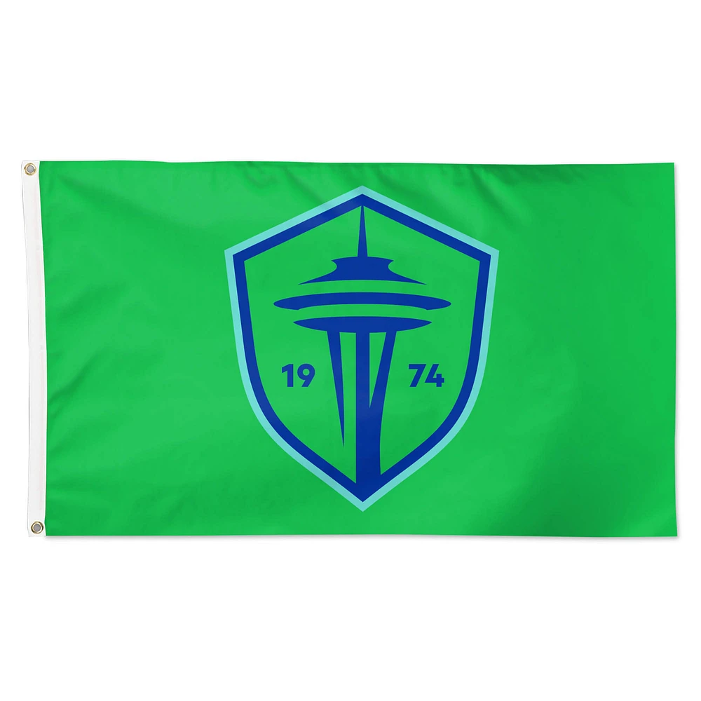 WinCraft Seattle Sounders FC 3' x 5' 1-Sided Deluxe Flag
