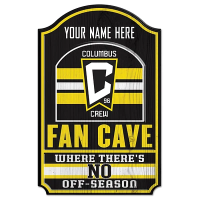 WinCraft Columbus Crew Personalized 11'' x 17'' Wood Sign