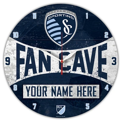 WinCraft Sporting Kansas City Personalized 14'' Round Wall Clock