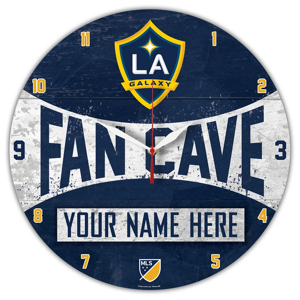 WinCraft LA Galaxy Personalized 14'' Round Wall Clock