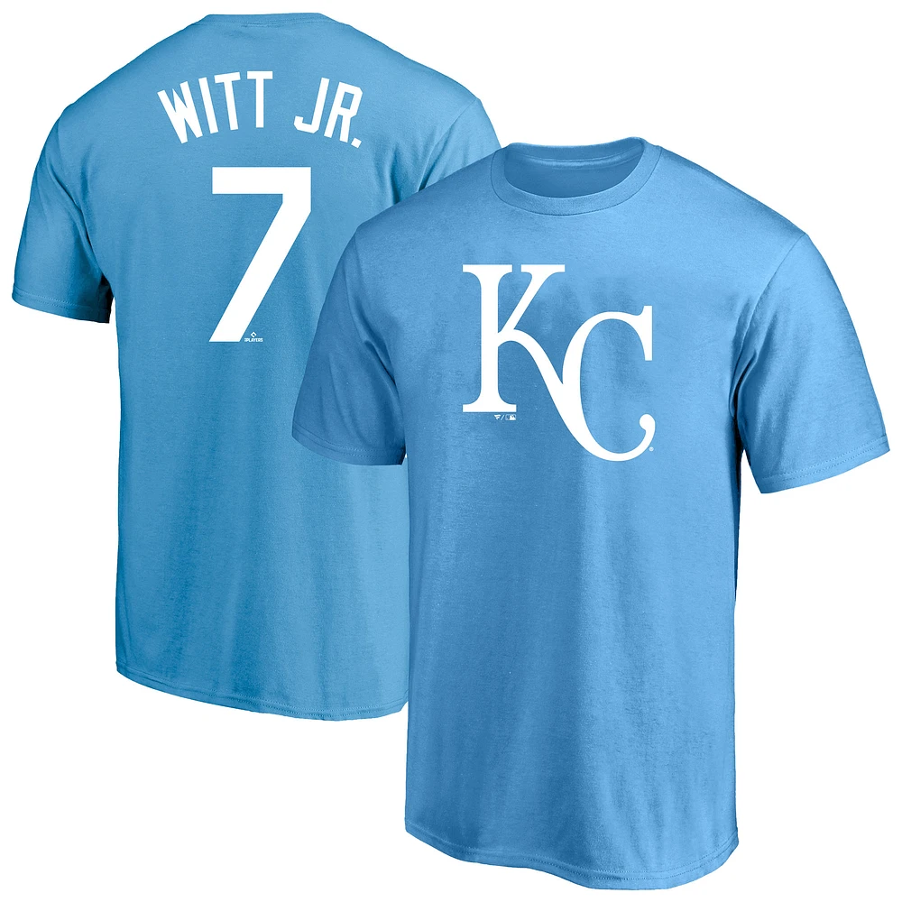 Men's Fanatics Bobby Witt Jr. Royal Kansas City Royals Big & Tall Name Number T-Shirt