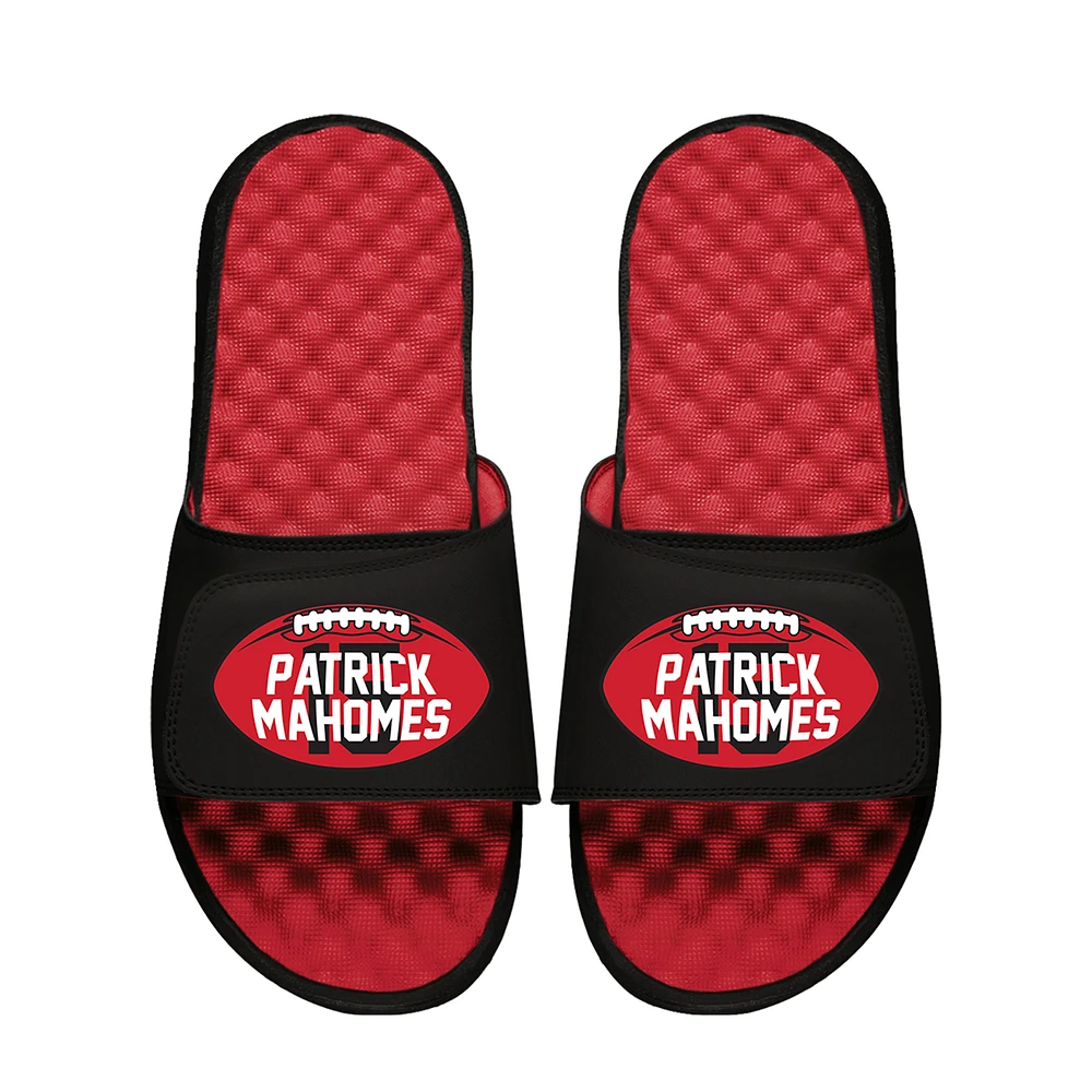 Unisex ISlide Patrick Mahomes Black NFLPA Football Logo Slide Sandals