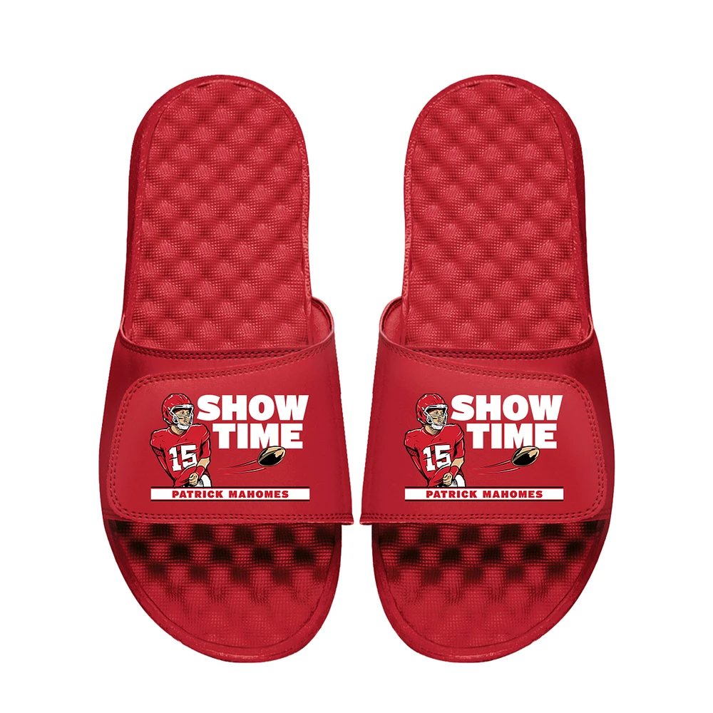 Youth ISlide Patrick Mahomes Red NFLPA Showtime Slide Sandals