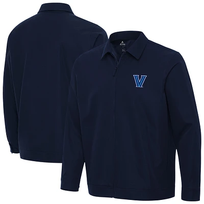 Men's Antigua Navy Villanova Wildcats Pivot Full-Zip Jacket
