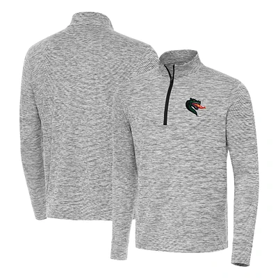 Men's Antigua Black UAB Blazers Cause Quarter-Zip Top