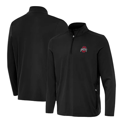 Men's Antigua Ohio State Buckeyes Perilous Quarter-Zip Top