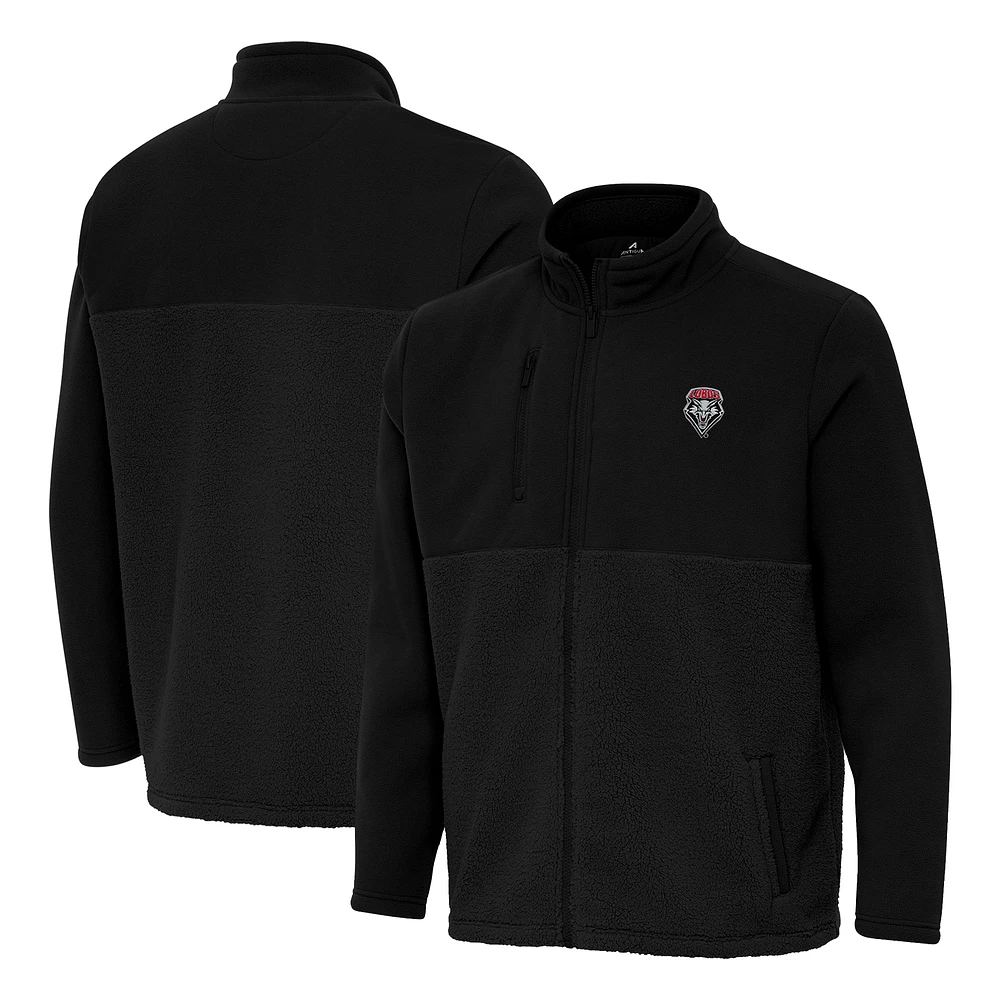 Men's Antigua New Mexico Lobos Daily Fused Full-Zip Jacket