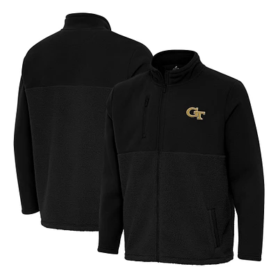 Men's Antigua Georgia Tech Yellow Jackets Daily Fused Full-Zip Jacket