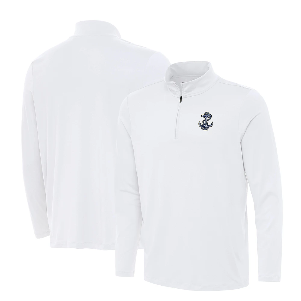 Men's Antigua Navy Midshipmen Reprocess Quarter-Zip Top