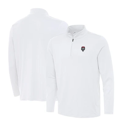 Men's Antigua New Mexico Lobos Reprocess Quarter-Zip Top