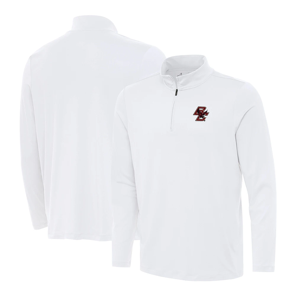 Men's Antigua Boston College Eagles Reprocess Quarter-Zip Top