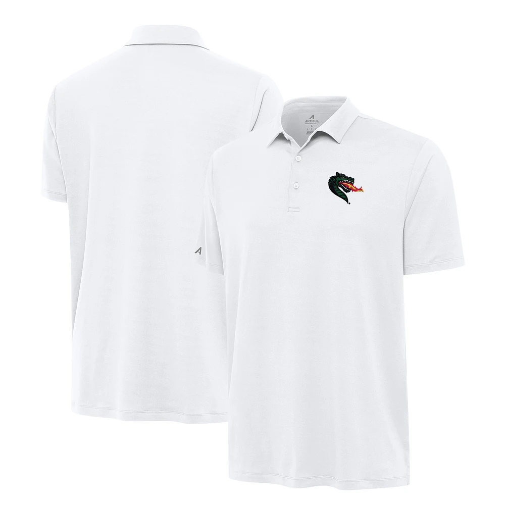 Men's Antigua White UAB Blazers Reprocess Polo