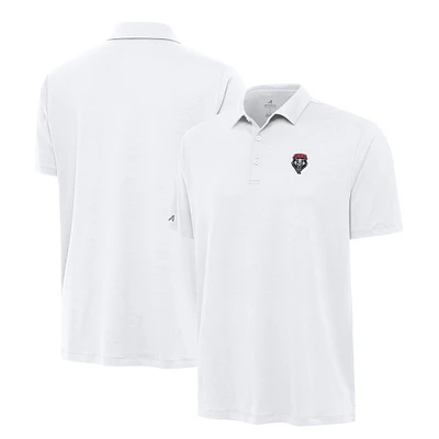 Men's Antigua White New Mexico Lobos Reprocess Polo
