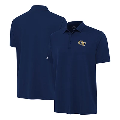 Men's Antigua Navy Georgia Tech Yellow Jackets Reprocess Polo