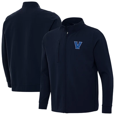 Men's Antigua Navy Villanova Wildcats Regard Full-Zip Jacket