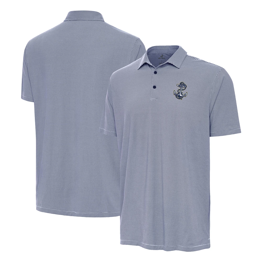 Men's Antigua Navy Midshipmen Twine Polo