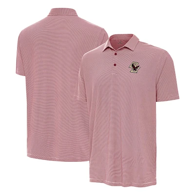 Men's Antigua Maroon Boston College Eagles Twine Polo