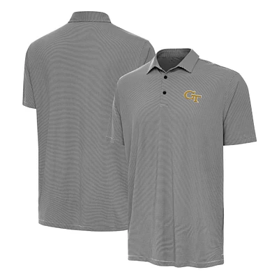 Men's Antigua Georgia Tech Yellow Jackets Twine Polo