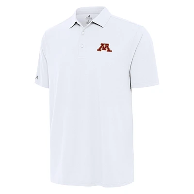 Men's Antigua White Minnesota Golden Gophers Era Polo