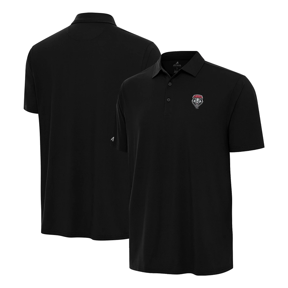 Men's Antigua Black New Mexico Lobos Era Polo