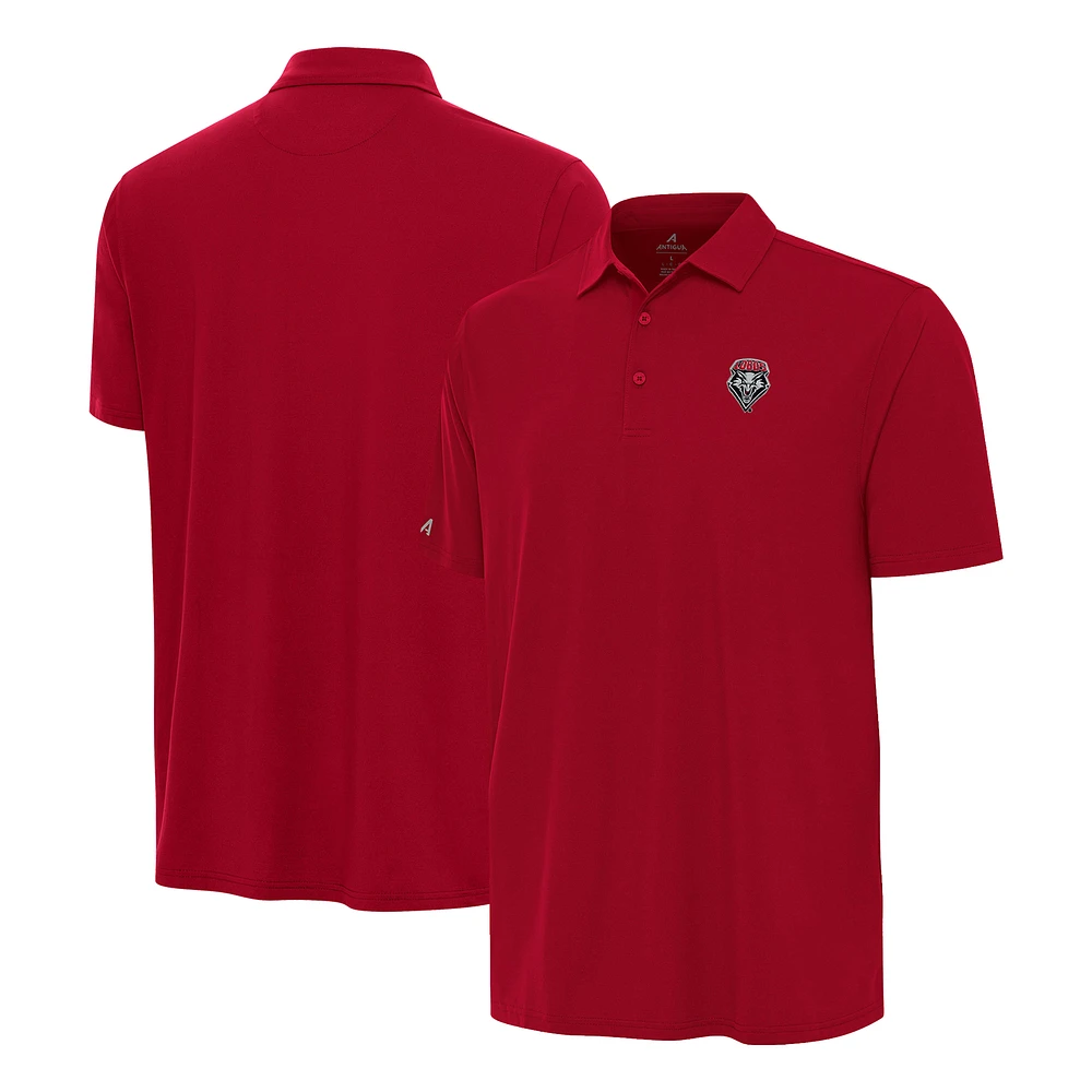 Men's Antigua Cherry New Mexico Lobos Era Polo