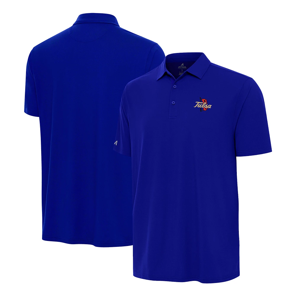 Men's Antigua Royal Tulsa Golden Hurricane Era Polo