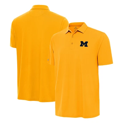 Men's Antigua Maize Michigan Wolverines Era Polo