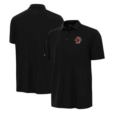 Men's Antigua Black Boston College Eagles Era Polo