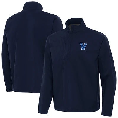 Men's Antigua Navy Villanova Wildcats Brisk Quarter-Zip Jacket