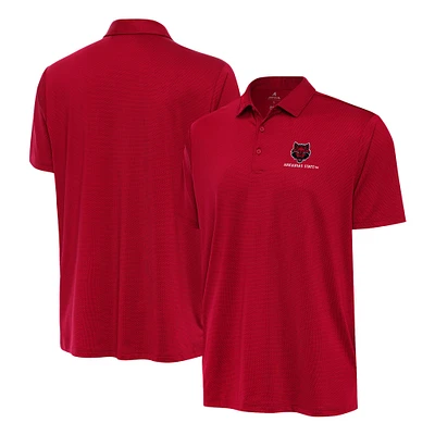Men's Antigua Scarlet Arkansas State Red Wolves Ellipse Polo